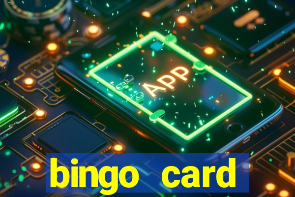 bingo card generator with pictures